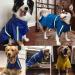 FEimaX Dog Raincoat - Waterproof Rain Jacket with Hood for Large Dogs - Lightweight Pet Windproof Hoodie for Outdoor Walking - Blue (3XL) - Buy Online on GoSupps.com