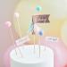 Ginger Ray Hip Hip Hooray Pom Pom and Flags Happy Birthday Cake Toppers - Buy Online on GoSupps.com