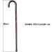 Whole Crutch Elderly Man with Dark Brown Crutches with Diamond-Wood Umbrella Handle Crutches Hello Independence 83cm - Buy Online on GoSupps.com