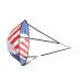 VORCOOL 1PC Kayak Wind Sail Paddle Portable Canoes Popup Downwind Sail Kit Kayak Accessories for Inflatable Boats Kayaks Canoes