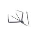 HKM 4000315378418 Breastplate with martingale and wide elastic9100 blackPony