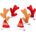 ABOOFAN 12 Pairs Kids Barrettes for Hair Christmas Hair Clips Christmas Barrette Colored Bobby for Hair Reindeer Antler Headband Kids Christmas Hair Clip Crystal Hair Girl Child Pin - Buy Online on GoSupps.com