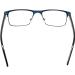 Metal Blue Light Blocking Reading Glasses - Stainless Steel Frame - Anti Blue Light Filter - 2.0 Dioptres - for Women and Men - Buy Online on GoSupps.com