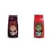 Manaresi Coffee Super Bar Brown Beans 1 Series (1 x 1 kg) & Coffee Rosso Beans 1 -Pack (1 x 1 kg) Bundle with Rosso Beans (1 x 1 kg)