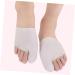 Hemoton White Toe Separators - 1 Pair Hallux Valgus Orthotics for Foot Bunion Relief - Buy Online on GoSupps.com