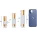 UMETASS 1oz Gold Airless Pump Bottles - Set of 6 for Cosmetics and Toiletries Refill - 3pcs Shampoo Bottles Included - Buy Online on GoSupps.com