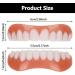 Brigtviee 2 Pairs of Dentures Cosmetic Veneers Temporary Whitening Click Veneers for Women and Men Adjustable Top and Bottom Veneers for a Confident Smile - Buy Online on GoSupps.com