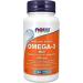 NOW Supplements Omega-3 Mini 500mg (36/24) Softgels 90 Count