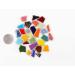 200g Mosaic Stained Glass Tiles for Home Decoration DIY Arts & Crafts - White Ceramic 0.5x2 cm - Buy Online on GoSupps.com