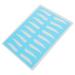 DOITOOL 8 Pairs Tools Card Eyebrow Makeup Tool Eyebrow Practice Skin Material Eyebrow Trimming