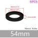 Buy Qrity 6-Piece O-Ring Sealing Rubber | Kitchen Sink Replacement Seals | 54mm OD 40mm ID Pipe Sealing Rings - Buy Online on GoSupps.com