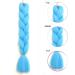 Traziewell Hair Extension Fashion Braiding Hair Extensions for Women Pre Stretched High Temperature Fiber Synthetic Hair Pieces for DIY Cosplay 1907 - Buy Online on GoSupps.com