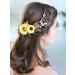 Aukmla Sunflower Wedding Hair Vine Crystal Hair Accessory for Bride - Gold - Buy Online on GoSupps.com