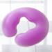 Exceart U-Shaped Face Cushion | Soft Silicone Spa Pillow for Face Massage - Violet Purple - Buy Online on GoSupps.com