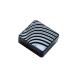 XMING Creative Contact Lens Companion Box All Black Textured Compact Portable Cosmetic Box Double Box (Color : C)