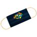 Buy Navy Blue Rubik's Cube Mask with Orange & Blue Rubber Bands - 1 Unit Pack | International Shipping Available - Buy Online on GoSupps.com