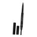 NOLITOY Double Automatic Lasting Long Eyebrow Head Pencil Chocolate Rotate Brush Makeup 1 count (Pack of 1) Chocolate