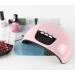 SoulQ UV LED Nail Lamp USB Power 45W Intelligent Induction Nail Dryer LCD Display Nail Lamp with 3 Timer Setting Professional Nail Art Tools for Gel Polish (Pink) - Buy Online on GoSupps.com