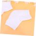 2 Pairs Heel Sleeves Protectors Gel Heel Sleeves Anti Cracked feet Men and Women White Sock - Buy Online on GoSupps.com