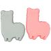 MAGICLULU Fondant Mold 2pcs Alpaca Cake Mold Chocolate Baking Supplies Silica Gel 3D Baking Mold