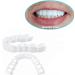 Flipped Warm Teeth Veneers - 2 Pair Upper & Lower Tooth Covers for Men & Women | Durable False Teeth Solution - Buy Online on GoSupps.com