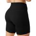 Womens Biker Yoga Shorts | 5 Inseam High Waisted Running Athletic Shorts - Black - Buy Online on GoSupps.com