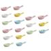 Zerodeko 18 Pcs Grill Seasoning Ketchup Dish Grilling Spices Premium Ceramic Sauce Seasoning Dishes Sauce Dish Spice Dishes for Cooking Mini Sauce Plate BBQ Sushi Vinegar Dish Ceramics 9.5X6.5CMx3pcs As Shownx3pcs