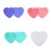 Heart-Shaped Silicone Makeup Brush Cleaner | 1pc Scrubber & Washing Mat for Beauty Tools - Buy Online on GoSupps.com