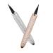 Healeved 2pcs Diamond Eyeliner Liquid Eye Liner Rhinestone Eyeliner Eye Beauty Pens Lash Accessories Silver Assorted Color