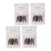 FOMIYES 40pcs Sponge Stick Double Sided Makeup Eye for Foundation Cosmetic Flat Tool