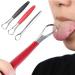 Silver Tongue Cleaner Brush - Stainless Steel Tongue Scraper for Bad Breath Relief - Portable Oral Care for Home & Travel - Buy Online on GoSupps.com