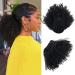 LEOSA Short Afro Kinky Curly Drawstring Ponytail Afro Kinky Curly Ponytail Extension Kinky Ponytail Extension Natural Black Synthetic Curly Jerry Ponytail Hair Pieces for African American Women 1B 6INCH 1b - Buy Online on GoSupps.com