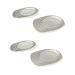 FOMIYES 8 Pairs Heel Pads Increase Insert Achilles Pain Inserts Half Insole Elevator Insole High Heel Lift Cushion Absorbing Support Shoe Inserts Silicone Shoe Pad Neutral White