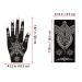 Henna Tattoo Stencil Set - 20 Sheets of Indian Arabian Temporary Tattoo Templates for Hands, Arms, Shoulders, and Legs - Buy Online on GoSupps.com
