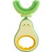 RAXIFU 2 Pack Toddler Toothbrush for Age 2-6 Years - U-Shape Extra Soft Toothbrush for Children - Pear Green-Yellow - Buy Online on GoSupps.com