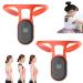 Smart Corrector for Hunchback Smart Back Support Vibration Reminder Corrects Posture Smart Posture Corrector Smart Posture Reminder Corrector Device (Orange+Orange)
