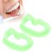 2 Pieces Silicone Mouth Opener - Reusable Portable Tooth Cheek Holder for Teeth Whitening & Oral Inspection | Green - Buy Online on GoSupps.com