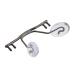 SBTRKT 10PCS Eyeglass Nose Pad Arm Metal Frameless Optical Frame Nose Bridge Eyewear Accessories (Color : Dark Grey)