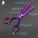 HUNTERrapoo 5.5 inch purple Stainless steel Hair cutting scissors kit thinning Shears for hairdressing barber scissors kit - Buy Online on GoSupps.com