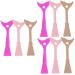 minkissy 9pi ces Applicateurs Pour Mascara Outils Multifonctionnels De Maquillage Aide Dessin De Liner Et Ombres Paupi res Pour D butants Et Professionnels 15x3.2cmx3pcs Couleurs Assortiesx3pcs
