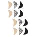 Gatuida Casual Heels 6 Pairs Toe Plug Trainers Foam Shoe Inserts Sole Insoles Foam Filler Shoe Filler Toe Womens Gym Shoes Toe Filler Inserts Womens Heels Cloth Toe Cap High Heels Women's