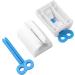 Buy 3x Toothpaste Squeezer & Seat Holder - Blue Bathroom Accessories for Easy Toothpaste Use - Buy Online on GoSupps.com