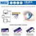 DOOViC Blue Light Filter Reading Glasses for Unisex TR259-C - Matte Gray 9 Colors 3.5x Magnification | International Shipping Available - Buy Online on GoSupps.com
