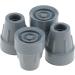 dailymall 16mm 4x Rubber Anti Skid Tips For Walking Sticks Canes Crutches Walkers Grey - Buy Online on GoSupps.com