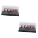 Angoily 2 Boxes 12 Shadow Box Eyeshadow Stick Cosmetology Kit Cosmetics Accessory Flash Pen Woman 1 count (Pack of 1) As Shownx2pcs