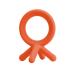 Comotomo Silicone Baby Teether, Orange