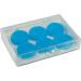 Flents Protechs Reusable Swimming Ear Plugs - 3 Pairs with Case | NRR 21 Blue Silicone Earplugs for Water Protection, Swimmer's Ear, Comfort Fit | Made in the USA - Buy Online on GoSupps.com