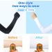 Lzymsz UV Sleeves Gloves - Long Anti-UV Hand Cover & Breathable Arm Cooler for Sports | Cycling Basketball & Hiking Protection - Black - Buy Online on GoSupps.com