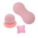 Fomiyes 4 pieces fascia ball peanut massage double lacrosse massage trigger point dr cker massage accessories useful massage devices acupressure menstrual massage neck pink pebbles