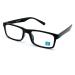 KISS Neutral Glasses BLUE LIGHT FILTER - Antiglare mod. TIGHT - Anti-fatigue and relaxation - PC TV Gaming Black V1